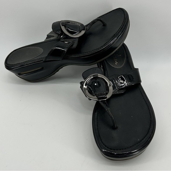 Cole Haan NikeAir Slide Sandals Black Clog Slip On Women's Size 7.5B - Picture 1 of 5